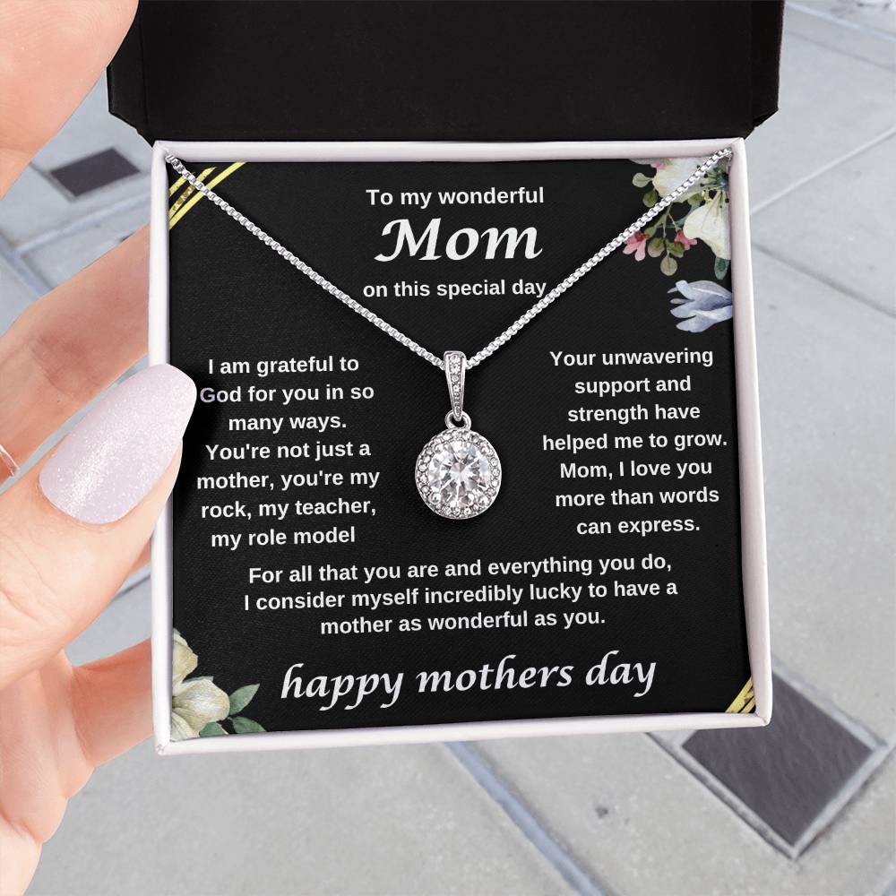 TO MY WONDERFUL MUM NECKLACE