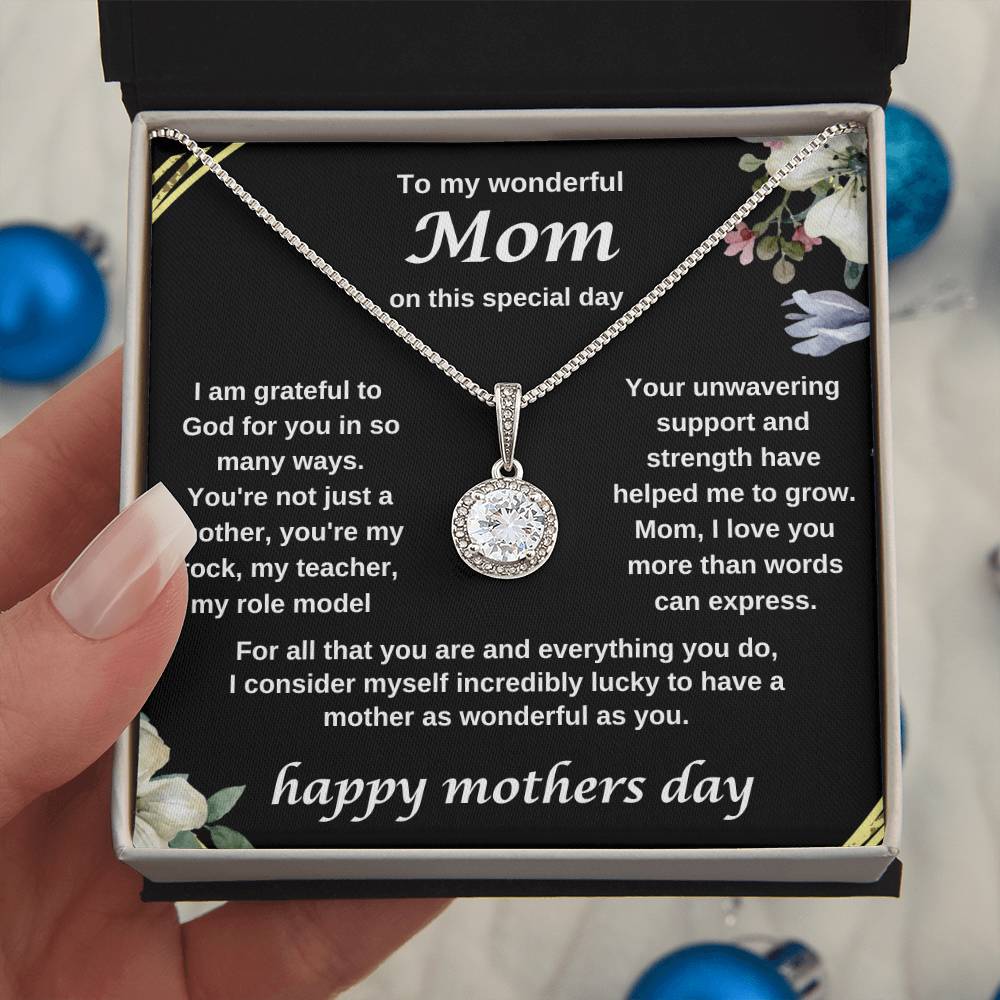 TO MY WONDERFUL MUM NECKLACE