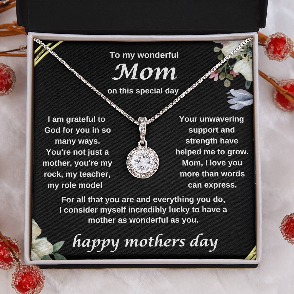 TO MY WONDERFUL MUM NECKLACE