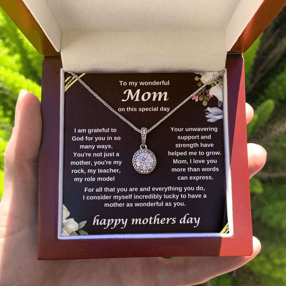 TO MY WONDERFUL MUM NECKLACE