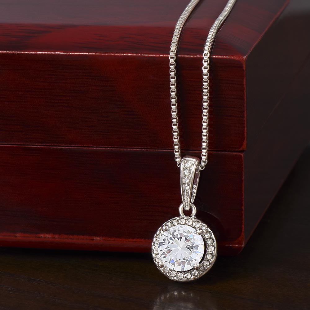 TO MY DARLING WIFE,GIFT FOR WIFE,NECKLACE GIFT FOR WIFE