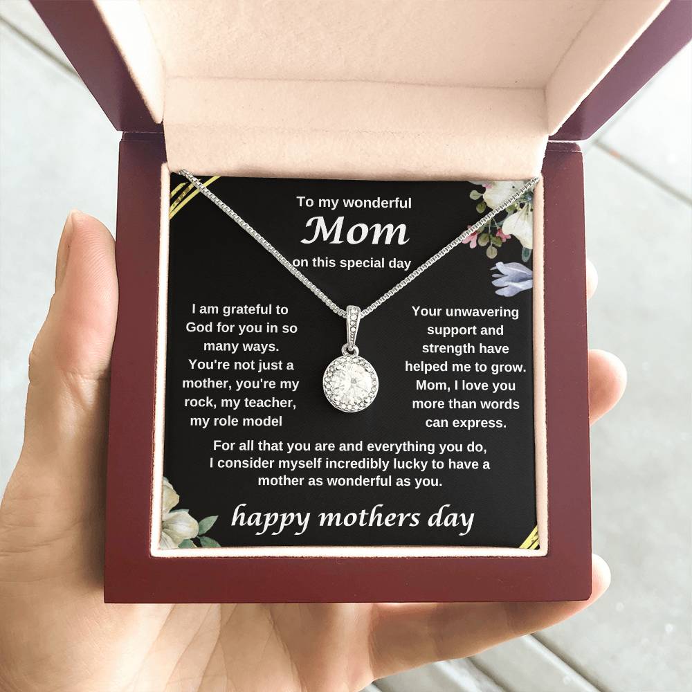 TO MY WONDERFUL MUM NECKLACE