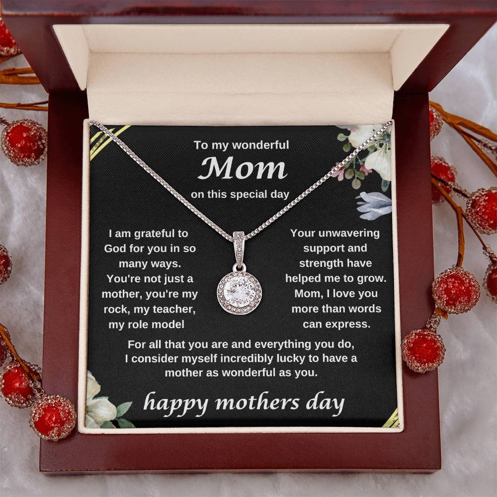 TO MY WONDERFUL MUM NECKLACE