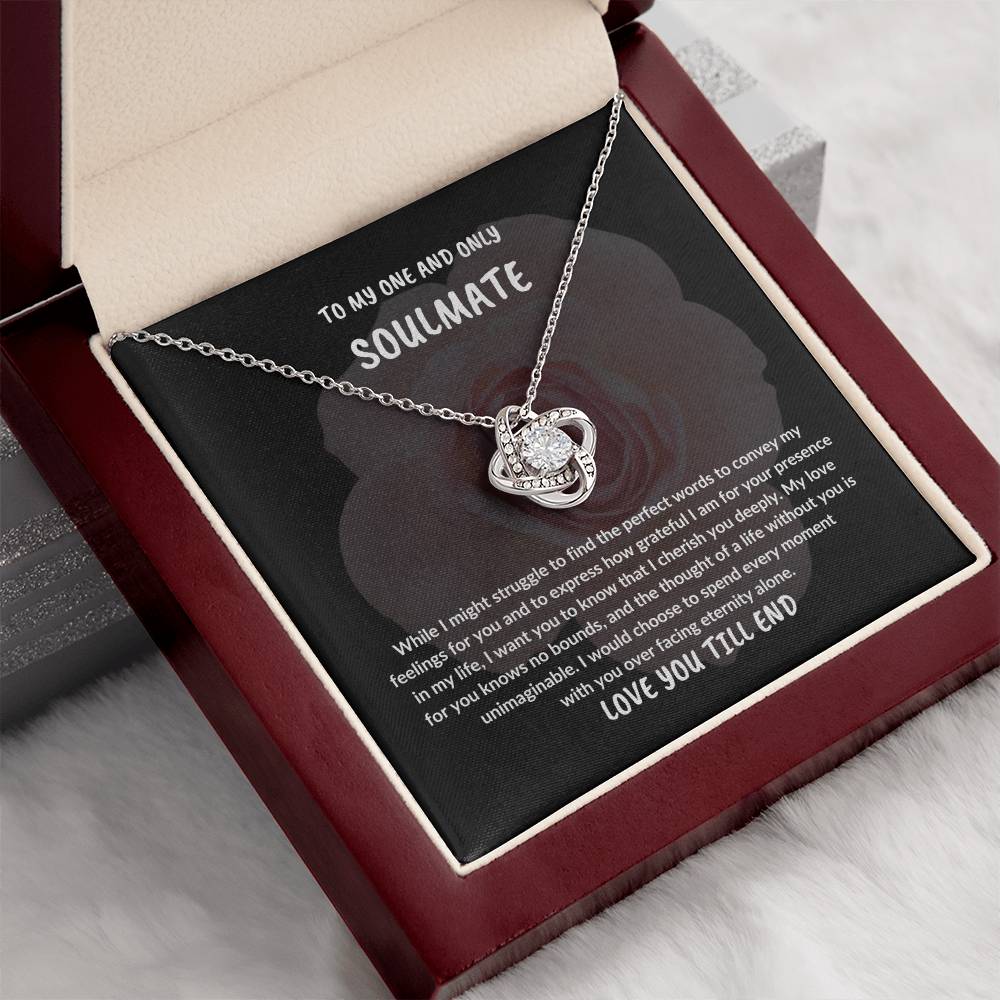 EASTER SOULMATE GIFT,TO MY ONE AND ONLY SOULMATE NECKLACE GIFT,EASTER GIFT