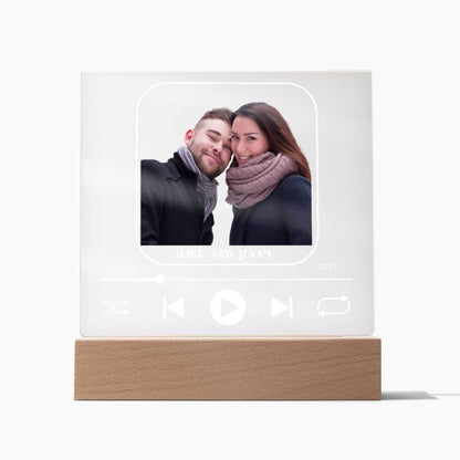 Acrylic Square Plaque/ Gift for soulmate(TYPE B)