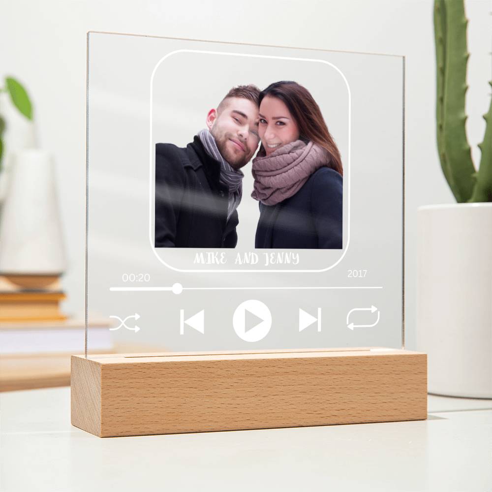 Acrylic Square Plaque/ Gift for soulmate(TYPE B)